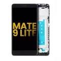 LCD Assembly With Frame Compatible For Huawei Mate 9 Lite (Refurbished) (Black)