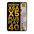LCD Assembly With Frame Compatible For Honor X6A / X5 Plus / Play 40 (Refurbished) (All Colors)
