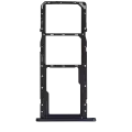 Dual Sim Card Tray Compatible For Samsung Galaxy A06 (A065 / 2024) (Premium) (Black)