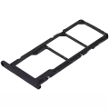 Dual Sim Card Tray Compatible For Samsung Galaxy A06 (A065 / 2024) (Premium) (Black)