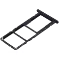 Dual Sim Card Tray Compatible For Samsung Galaxy A06 (A065 / 2024) (Premium) (Black)