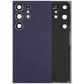 Back Cover Glass With Camera Lens Compatible For Samsung Galaxy S24 Ultra 5G (No Logo) (Aftermarket Plus) (Titanium Violet)