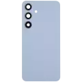 Back Cover Glass With Camera Lens Compatible For Samsung Galaxy S24 5G (No Logo) (Aftermarket Plus) (Sapphire Blue)