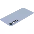 Back Cover Glass With Camera Lens Compatible For Samsung Galaxy S24 5G (No Logo) (Aftermarket Plus) (Sapphire Blue)
