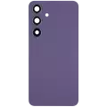 Back Cover Glass With Camera Lens Compatible For Samsung Galaxy S24 5G (No Logo) (Aftermarket Plus) (Cobalt Violet)