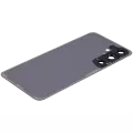 Back Cover Glass With Camera Lens Compatible For Samsung Galaxy S24 5G (No Logo) (Aftermarket Plus) (Marble Gray)