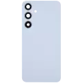 Back Cover Glass With Camera Lens Compatible For Samsung Galaxy S24 Plus 5G (No Logo) (Aftermarket Plus) (Sapphire Blue)