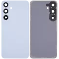 Back Cover Glass With Camera Lens Compatible For Samsung Galaxy S24 Plus 5G (No Logo) (Aftermarket Plus) (Sapphire Blue)