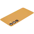 Back Cover Glass With Camera Lens Compatible For Samsung Galaxy S24 Plus 5G (No Logo) (Aftermarket Plus) (Sandstone Orange)