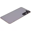 Back Cover Glass With Camera Lens Compatible For Samsung Galaxy S24 Plus 5G (No Logo) (Aftermarket Plus) (Sandstone Orange)