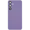 Back Cover Glass With Camera Lens Compatible For Samsung Galaxy S24 Plus 5G (No Logo) (Aftermarket Plus) (Cobalt Violet)