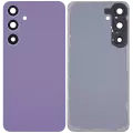 Back Cover Glass With Camera Lens Compatible For Samsung Galaxy S24 Plus 5G (No Logo) (Aftermarket Plus) (Cobalt Violet)