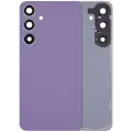 Back Cover Glass With Camera Lens Compatible For Samsung Galaxy S24 Plus 5G (No Logo) (Aftermarket Plus) (Cobalt Violet)
