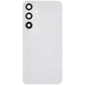 Back Cover Glass With Camera Lens Compatible For Samsung Galaxy S24 Plus 5G (No Logo) (Aftermarket Plus) (Marble Gray)