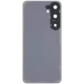 Back Cover Glass With Camera Lens Compatible For Samsung Galaxy S24 Plus 5G (No Logo) (Aftermarket Plus) (Marble Gray)