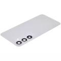 Back Cover Glass With Camera Lens Compatible For Samsung Galaxy S24 Plus 5G (No Logo) (Aftermarket Plus) (Marble Gray)