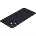 Back Cover Glass With Camera Lens Compatible For Samsung Galaxy S24 Plus 5G (No Logo) (Aftermarket Plus) (Onyx Black)