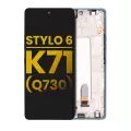 LCD Assembly With Frame Compatible For LG Stylo 6 / K71 (Refurbished) (Blue)