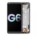 LCD Assembly With Frame Compatible For LG G6 (Genuine OEM) (Astro Black)