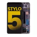 LCD Assembly With Frame Compatible For LG Stylo 5 (Refurbished) (Blonde Rose) 