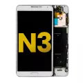 OLED Assembly With Frame Compatible For Samsung Galaxy Note 3 (Refurbished) (AT&T / T-Mobile) (White)