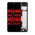 LCD Assembly With Frame Compatible For Xiaomi Redmi A1 / Xiaomi Redmi A1+ / Redmi A2 / Redmi A2+ (Aftermarket Plus) (All Colors)