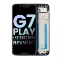 LCD Assembly With Frame Compatible For Motorola Moto G7 Play (XT1952DL  / 2019) / T-Mobile Revvlry (Genuine OEM) (Starry Black)