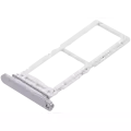 Dual Sim Card Tray Compatible For Samsung Galaxy Z Fold 6 (F956) (Premium) (Silver Shadow)