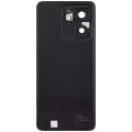 Back Cover Glass With Camera Lens Compatible For Motorola Edge 40 (XT2302 / 2023) (Genuine OEM) (Eclipse Black)