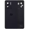 Back Cover Glass With Camera Lens Compatible For Motorola Edge 40 (XT2302 / 2023) (Genuine OEM) (Eclipse Black)