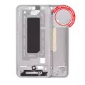 Mid-Frame Housing Compatible For Samsung Galaxy A54 5G (A546 / 2023) (US & International Version) (White) 