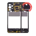 Mid-Frame Housing Compatible For Samsung Galaxy A23 5G (A236U / A236B / 2022) (US & International Version) (Black)
