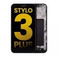 LCD Assembly With Frame Compatible For LG Stylo 3 Plus (TP450 / MP450 / M470)  (Refurbished) (Black)