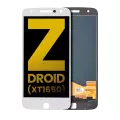 LCD Assembly Without Frame Compatible For Motorola Moto Z / Moto Z Droid (XT1650-01 / 2016) (Refurbished) (White)