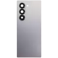Back Cover Glass With Camera Lens Compatible For Samsung Galaxy Z Fold 6 5G (Aftermarket Plus) (Silver Shadow)