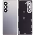 Back Cover Glass With Camera Lens Compatible For Samsung Galaxy Z Fold 6 5G (Aftermarket Plus) (Silver Shadow)