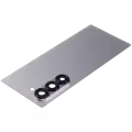 Back Cover Glass With Camera Lens Compatible For Samsung Galaxy Z Fold 6 5G (Aftermarket Plus) (Silver Shadow)