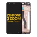 LCD Assembly With Frame Compatible For Asus ZenFone 3 Zoom (ZE553KL / 2017) (Refurbished) (Black)