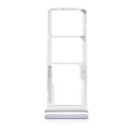 Dual Sim Card Tray Compatible For Xiaomi Redmi Note 9S / Note 9 Pro 4G (Glacier White)