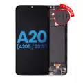 LCD Assembly With Frame Compatible For Samsung Galaxy A20 (A205 / 2019) (U Version) (Aftermarket: Incell) (All Colors)