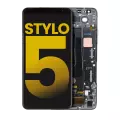 LCD Assembly With Frame Compatible For LG Stylo 5 (Refurbished) (Aurora Black)