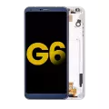 LCD Assembly With Frame Compatible For LG G6 (Refurbished) (Ice Platinum Silver)