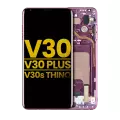 OLED Assembly With Frame Compatible For LG V30 / V30 Plus / V30S ThinQ (Refurbished) (Raspberry Rose)