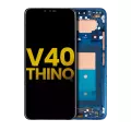 OLED Assembly With Frame Compatible For LG V40 ThinQ (Refurbished) (Blue)