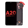 OLED Assembly With Frame Compatible For Samsung Galaxy A20 (A205U / 2019) (U Version) (Aftermarket Plus) (All Colors)