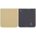 Back Cover Glass Compatible For Samsung Galaxy Z Flip 6 5G (Aftermarket Plus) (Yellow)