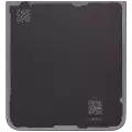 Back Cover Glass Compatible For Samsung Galaxy Z Flip 6 5G (Aftermarket Plus) (Silver Shadow)