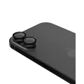Casper Camera Lens Protector Compatible For iPhone 16 / 16 Plus (Black) (Clear)