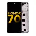 OLED Assembly With Frame Compatible For Honor 70 (Refurbished) (Midnight Black)