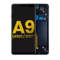 OLED Assembly With Frame Compatible For Samsung Galaxy A9 (Refurbished) (A920 / 2018) (Black)